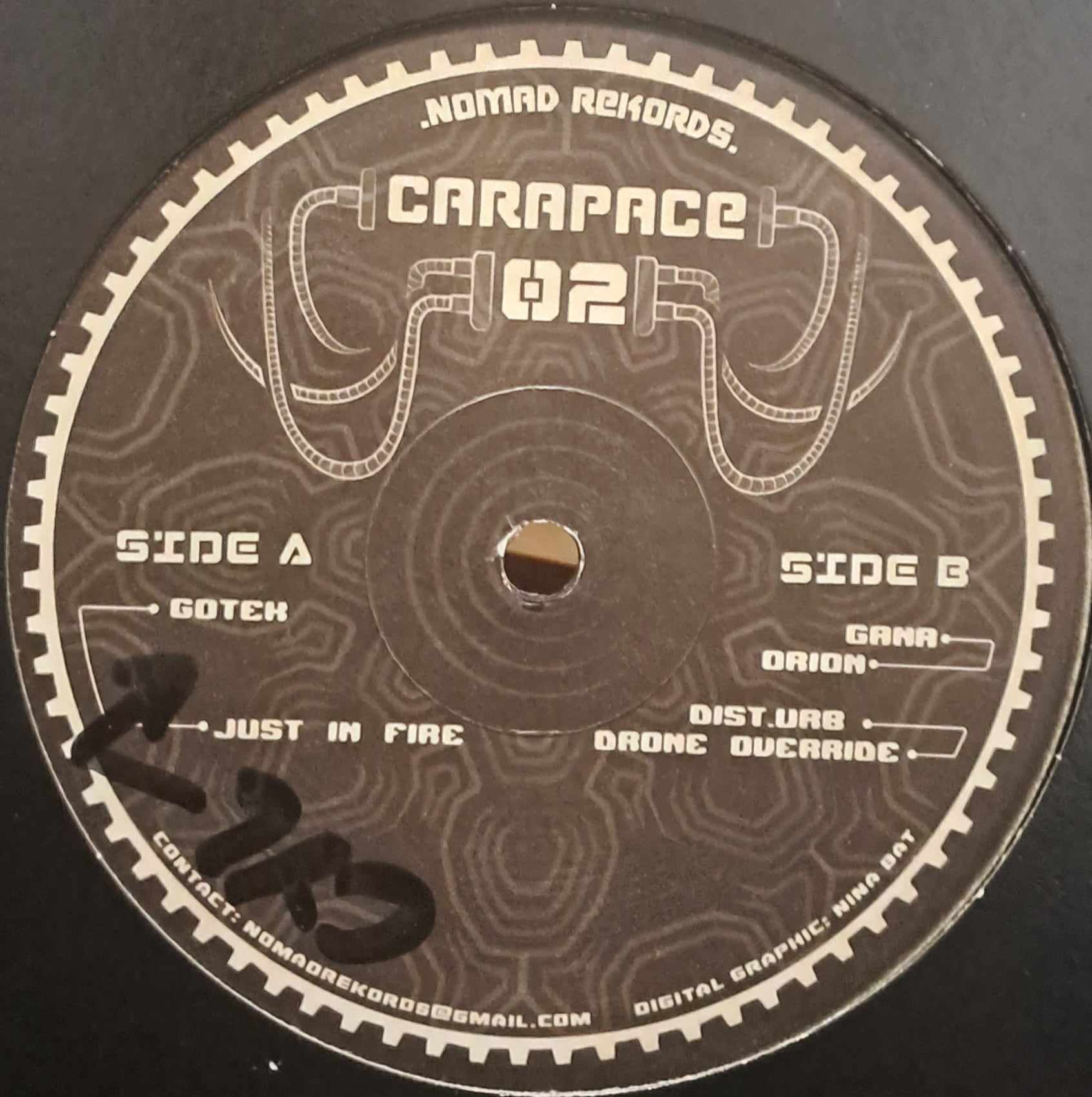 Carapace 02 - vinyle freetekno